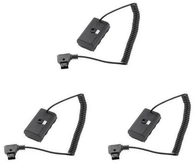 Main image of 3X Power Adapter Cable for D-Tap Connector to NP-F Dummy for Sony NP F550 F570 NP F970