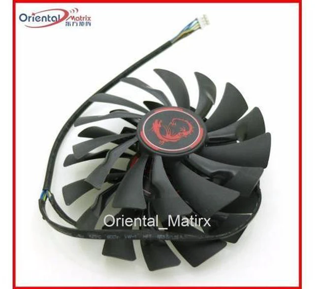 Main image of 2pcs/lot PLD10010S12HH 12V 0.40A 4Pin 95mm For MSI R9 380X 390X GAMING GTX960 GTX950 Cooler Cooling Fan