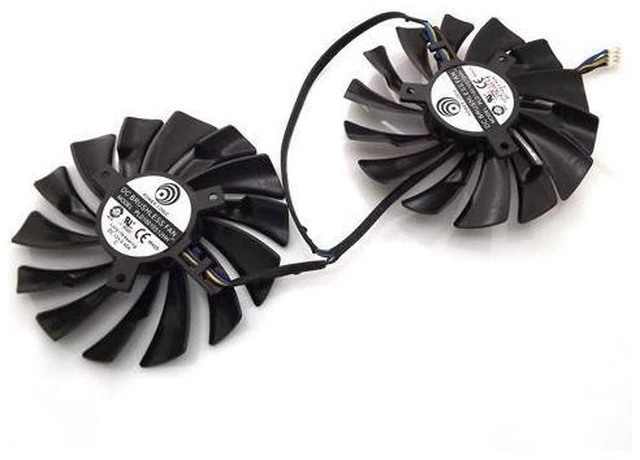 Alt view image 3 of 6 - 2pcs/lot PLD10010S12HH 12V 0.40A 4Pin 95mm For MSI R9 380X 390X GAMING GTX960 GTX950 Cooler Cooling Fan