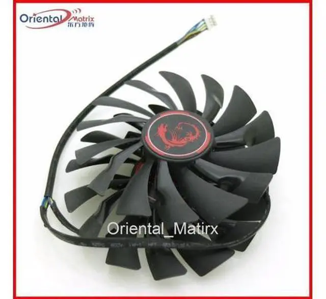 Alt view image 4 of 6 - 2pcs/lot PLD10010S12HH 12V 0.40A 4Pin 95mm For MSI R9 380X 390X GAMING GTX960 GTX950 Cooler Cooling Fan