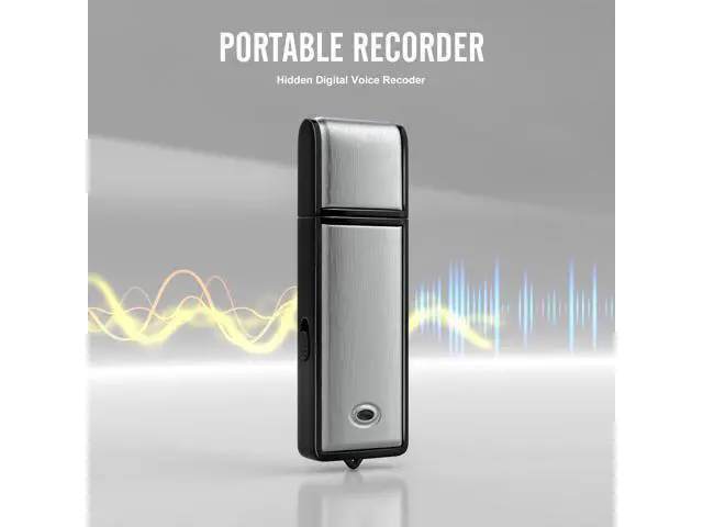 Alt view image 5 of 6 - 16G Voice Recorder, Digital Audio Recorder with 550 Hours Recording Capacity Noise Reduction USB Recording Device Rechargeable Voice Recorder for Lecture,Interview,Meeting Class