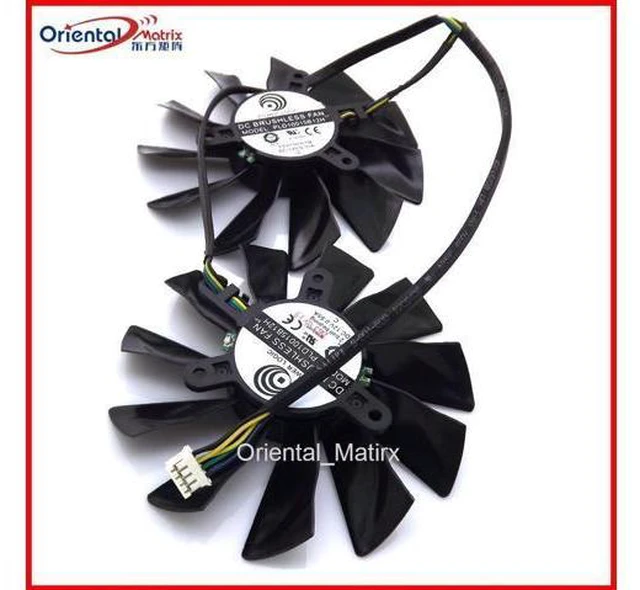 Main image of PLD10015B12H DC 12V 0.55A Video Fan For MSI GTX680 R9-280X R9-270X R7-260X GTX770 Graphics Cooling Fan 4Pin