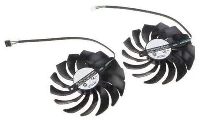 Alt view image 4 of 7 - Cooler Fan for MSI RTX3060 3060ti VGA Fan Graphics Card Cooling 4Pin 12V 0.4A