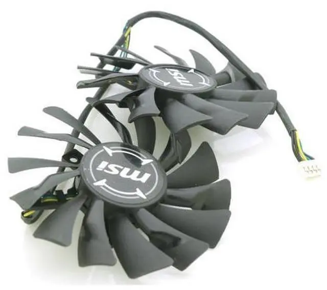 Alt view image 3 of 6 - PLD09210S12HH 86mm DC12V 0.40A 4Pin VGA Fan For MSI RX470 RX570 RX580 GTX 980 960 970 1060 1070 1080TI Graphics Card Cooling Fan