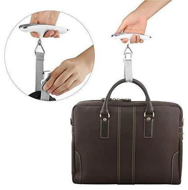 Alt view image 5 of 7 - SOEWIOU Luggage Scale 50kg/110lb High Precision Portable Digital LCD Display Scale Household Aircraft Outdoor Fishing Scale Weight Balance Suitcase Travel Bag Hanging Steelyard Scale Tool with Hook