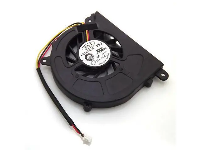 Alt view image 3 of 6 - 6010H05F PF3 DC5V 0.55A 3Pin For MSI U90 U100 U110 U120 U130 Laptop CPU Cooler Fan