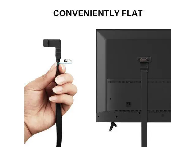 Alt view image 6 of 7 - HDMI Extension Cable 4K 60Hz HDMI Extender Cord High Speed 90-Degree Angle HDMI Male to Female Extension Wire (M/F)