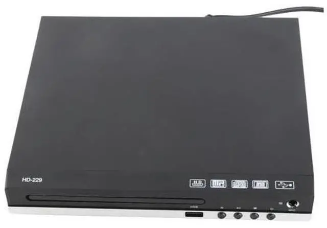 Alt view image 3 of 6 - Professional Home DVD Player DVD CD Disc Media Player Digital Multimedia Player U Disk Playback HD AV Output with Remote Control