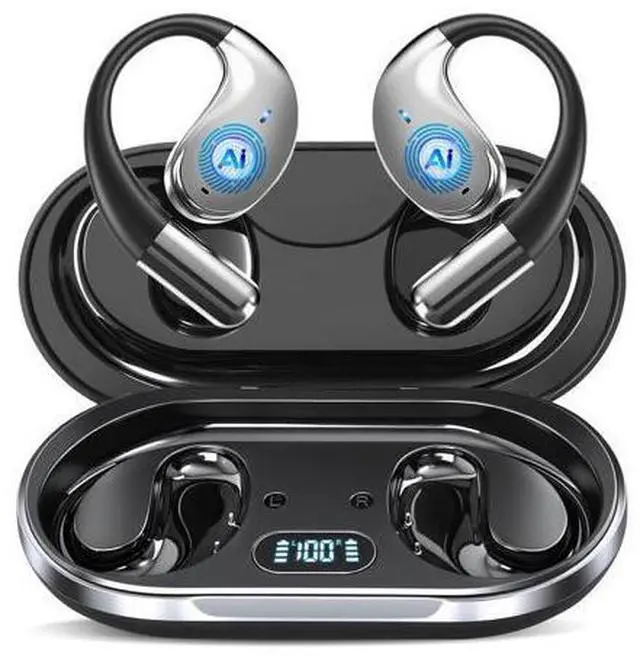 Main image of AI Translation Earbuds Real Time 164 Languages 80H Playtime Translator Ear Buds Audifonos Traductores Ingles Espanol Wireless Earphones Bluetooth Headphones for Travel Business Meeting Learning Black1