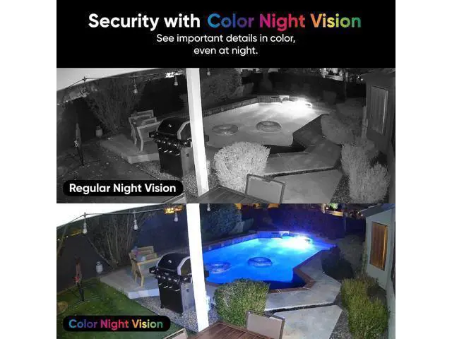 Alt view image 4 of 7 - WYZE Cam v4 (Latest Model), 2.5K AI Security Camera, Indoor/Outdoor Cameras for Home Security, Baby Monitor & Pet Camera, Vibrant Color Night Vision, No Subscription Required, Free Expert Help