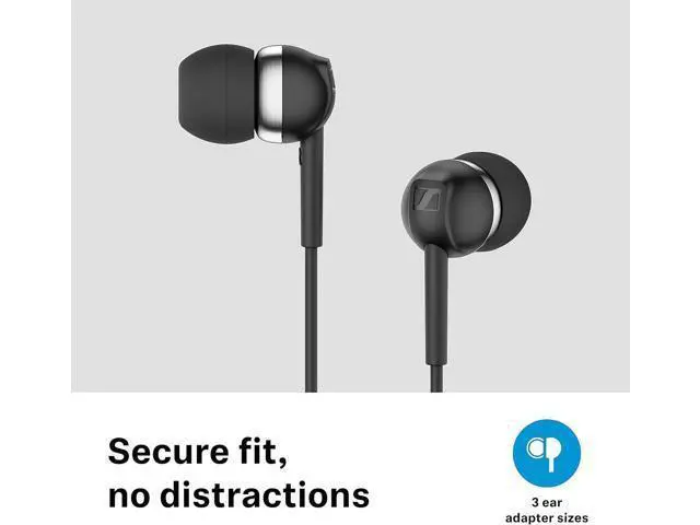 Alt view image 4 of 4 - Consumer Audio CX 80S In-ear Headphones with In-line One-Button Smart Remote Black