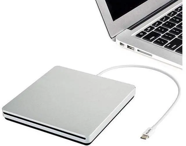 Main image of VikTck Tpye-C USB-C Superdrive External DVD/CD Reader and DVD/CD Burner for Apple--MacBook Air/Pro/iMac/Mini/MacBook Pro/ASUS /ASUS/DELL Latitude with USB-C Port Plug and Play(Silvers)