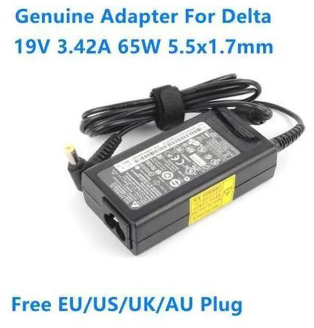 Main image of 19V 3.42A 65W DELTA ADP-65VH D ADP-65VH F ADP-65JH DB Power Supply AC Adapter For ACER S3-951 V5-573 MSI Laptop Charger