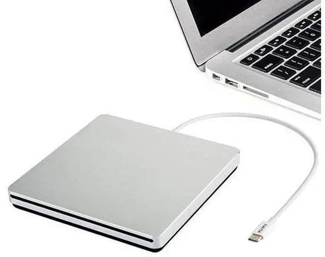 Main image of Tpye-C Usb-C Superdrive External Dvd/Cd Reader And Dvd/Cd Burner For Apple--Macbook Air/Pro/Imac/Mini/Macbook Pro/Asus /Asus/Dell Latitude With Usb-C Port Plug And Play(Silvers)