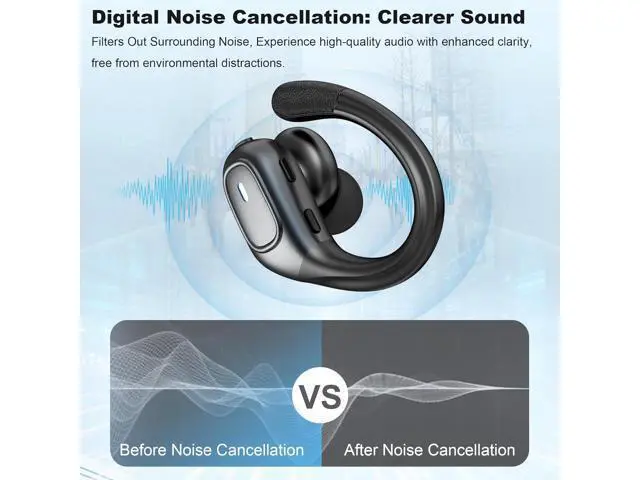 Alt view image 3 of 5 - Wireless Earbuds for AI Language Translation Real-Time, Bluetooth Headphones 3-in-1 Translator Ear Buds with 144 Languages & Accents, in Ear Bluetooth 5.4 Earbud for Travel Learning - Black