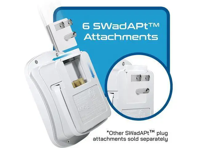 Alt view image 7 of 7 - 35W Universal Travel Adapter Kit 2 USA sockets USB-A USBC 1x PD 35W USB-C and USBC Cable Surge Protected Plugs for EU UK China AU Japan - for Laptop Phone Camera-ETL Tested