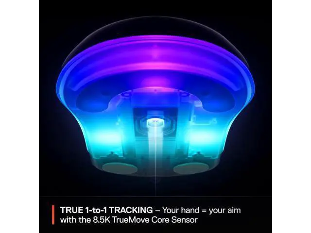 Alt view image 3 of 7 - Rival 3 Gen 2 Gaming Mouse 8500 DPI TrueMove Core Optical Sensor 60 Million Click Durability Low Latency 77g Lightweight 100% PTFE Feet RGB Black