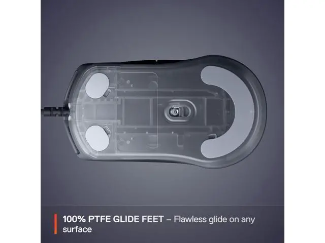 Alt view image 6 of 7 - Rival 3 Gen 2 Gaming Mouse 8500 DPI TrueMove Core Optical Sensor 60 Million Click Durability Low Latency 77g Lightweight 100% PTFE Feet RGB Black
