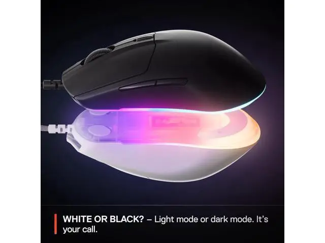 Alt view image 7 of 7 - Rival 3 Gen 2 Gaming Mouse 8500 DPI TrueMove Core Optical Sensor 60 Million Click Durability Low Latency 77g Lightweight 100% PTFE Feet RGB Black