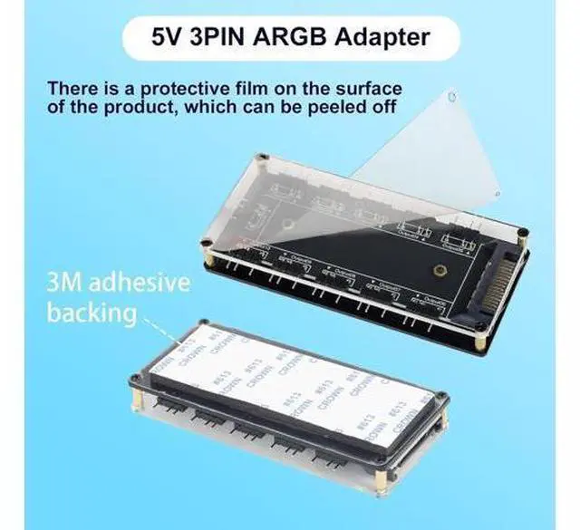 Alt view image 4 of 5 - 5V 3Pin ARGB LED Hub,10 Way 5V 3 Pin RGB Splitter