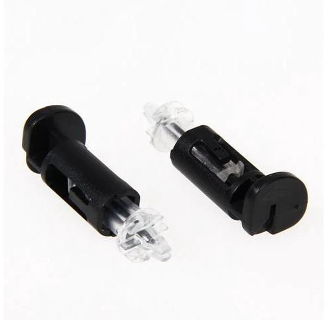 Alt view image 5 of 6 - 16Pcs/Lot Mount Pin Rotate Lock Screws (16 white+16 black) Plastic Screw For PC CPU for Intel 775 1155 1156 Fan Screw Fixer