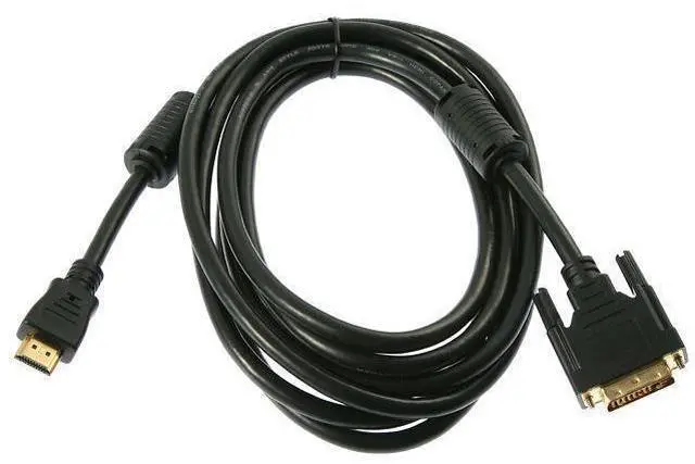 Alt view image 3 of 3 - DIXSG RC-10-HDM-DVM-BK - 10-Foot HDMI to DVI Cable (24 + 1-Pin)
