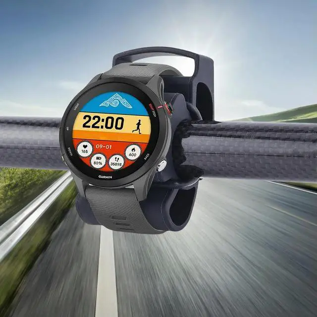 Alt view image 3 of 3 - Cycling Heart Rate Monitor Stand Silicone Bicycle watch Stand Universal Riding Watch Mount for watch
