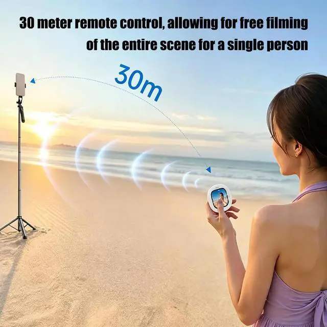 Alt view image 2 of 3 - Phone Selfie Mirror Display Plug and Play Live Streaming Phone Screen Splitter Lightweight Compatible with Most phones