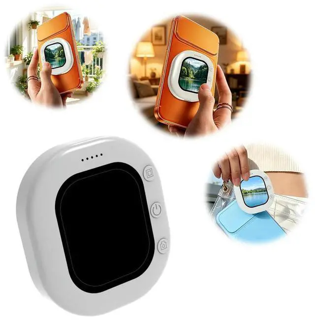 Alt view image 3 of 3 - Phone Selfie Mirror Display Plug and Play Live Streaming Phone Screen Splitter Lightweight Compatible with Most phones