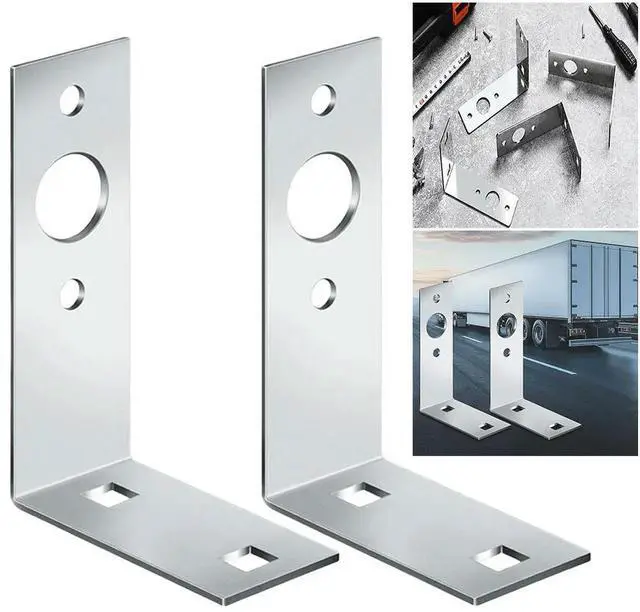 Main image of 2 Pcs Trailer Taillight Bracket L Shape Tail Light Mounting Bracket Trailer Light Brackets for Hauling Equipment Boat Trailer