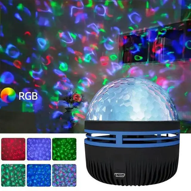 Alt view image 5 of 6 - USB Aurora Projection Mini Lamp Creative Atmosphere Night Light Ground Projector Photo Lamp for Birthday Gift