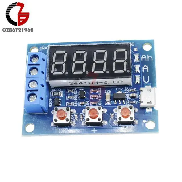 Alt view image 6 of 6 - 1.2V 12V HW-586 Li-ion Lithium Capacity Tester + Resistance Lead-acid Capacity Meter Discharge Tester