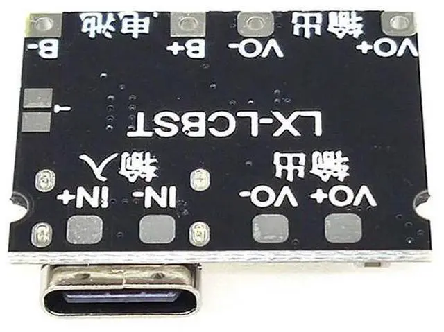 Alt view image 6 of 6 - DC-DC Step Up Boost Module Type-C Lithium Li-ion 3.7V 4.2V Charger Discharger Board 5W 1A TP4056 DIY Kit Parts
