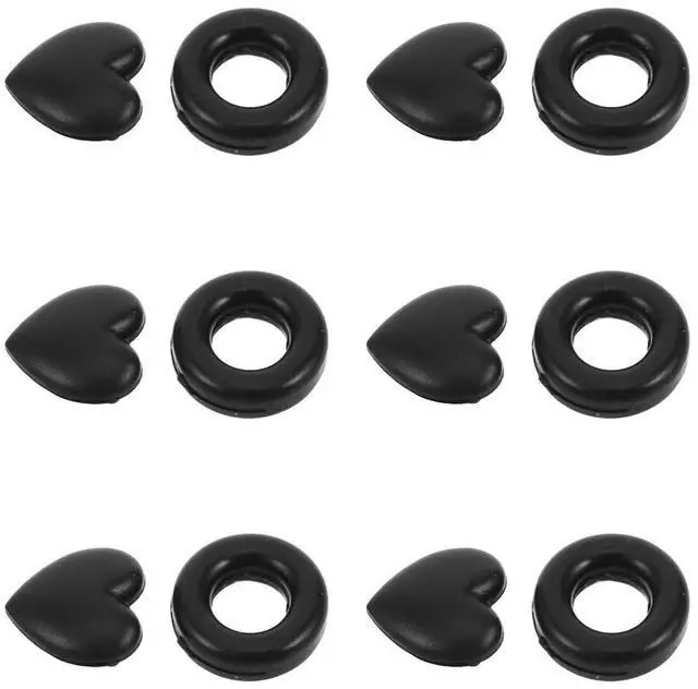 Alt view image 5 of 6 - 6Pairs Non-Slip Eyeglass Ear Grips Silicone Glasses Ear Hooks for Adults Comfortable Temple Tips Replacement