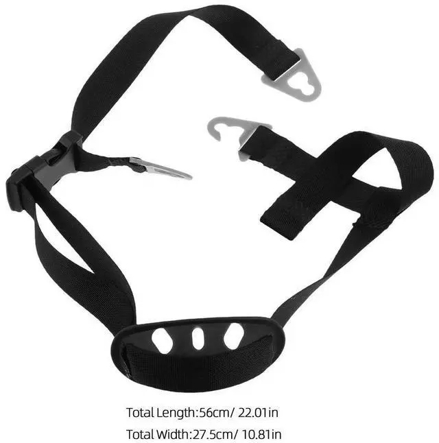 Alt view image 6 of 6 - Safety Accessories Y-Shaped Chin Strap Dual Ear Bands Secure Fit Hard Hat Strap Clip Construction Industrial Safety
