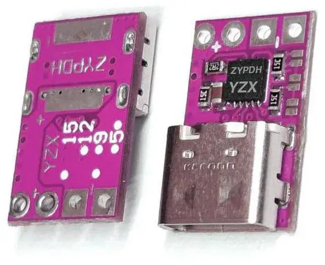 Alt view image 6 of 6 - 100W 5A TYPE-C Decoy Trigger Adapter Connection QC4 Charge Charging Notebook Module PD 2.0 3.0 QC4 QC5 to 5V 9V 12V 15V 20V DC