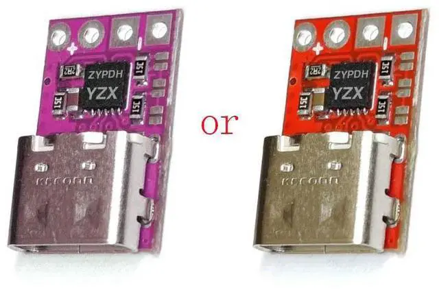Alt view image 5 of 6 - 100W 5A TYPE-C Decoy Trigger Adapter Connection QC4 Charge Charging Notebook Module PD 2.0 3.0 QC4 QC5 to 5V 9V 12V 15V 20V DC