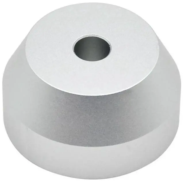 Alt view image 4 of 6 - 1Pcs Vinyl Record Dome Adapter Universal 45RPM Turntable Aluminum Accessories For 7 Inch EP Record Vinyl