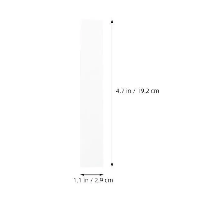 Alt view image 6 of 6 - 100Pcs Blank White Cash Straps Self-Adhesive Currency Paper Bands for Banknote Bundling Retail Office Bank Hotel Supermarket