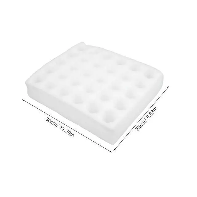 Alt view image 6 of 6 - White Universal Egg Cartons Packaging Box Crate Pad Empty Carton Bulk Holder ganizer Large Capacity