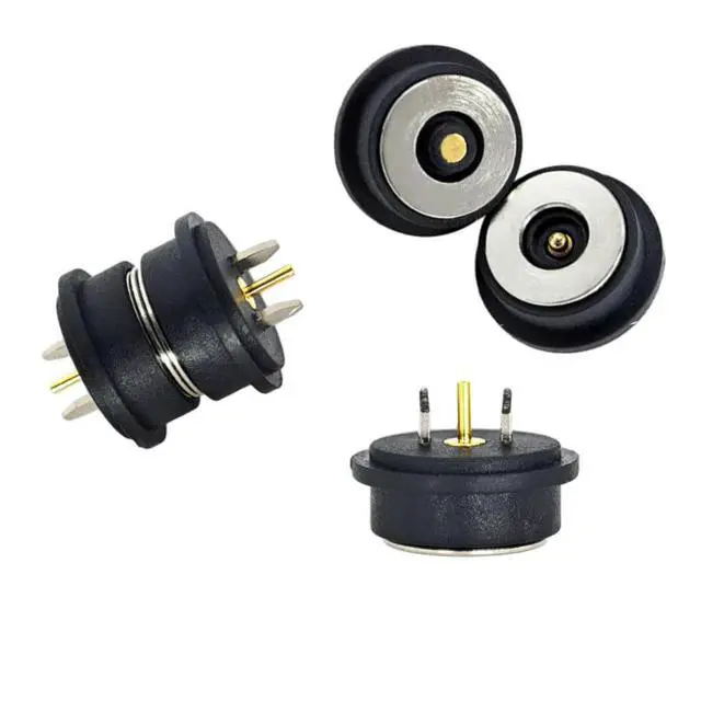 Alt view image 4 of 6 - Spring-Loaded Magnetic Pogo Pin Connector 1Pin 7mm 3A 1Pair Male and Female DC Power Charge Probe Magnetic Pogo Pin Connector