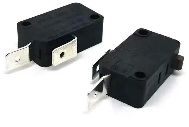 Alt view image 5 of 6 - KW1-103 Micro Switch 16A 250V Normally Close Switch 2 Pin Micro Switch for Microwave Oven Washing Machine Rice Cooker 5PCS