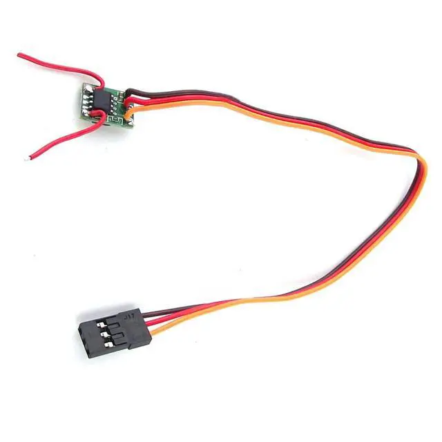 Alt view image 5 of 6 - DC Speed Controller 1A Micro Electronic Bidirectional Positive and Negative Brush Speed Regulator for Mini Car Model Aircraft