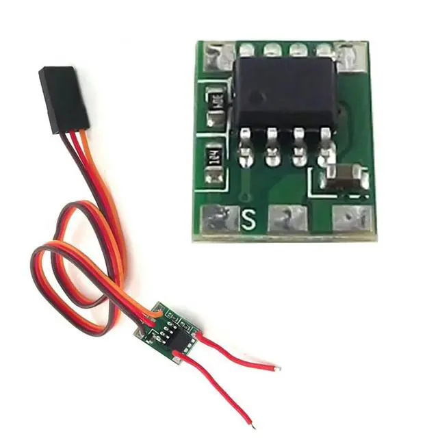 Alt view image 4 of 6 - DC Speed Controller 1A Micro Electronic Bidirectional Positive and Negative Brush Speed Regulator for Mini Car Model Aircraft