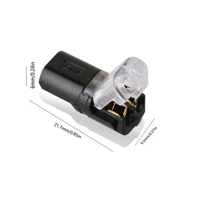 Alt view image 5 of 6 - H Type Clamp Block Terminals 12V Wire Cable Plug Connector Solderless Strip Terminal Connection for LEDs Car Auto 10Pcs