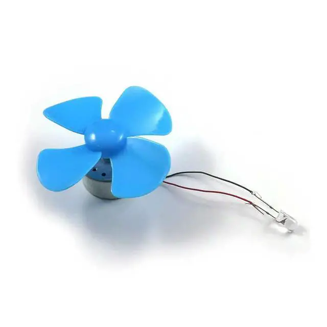 Alt view image 4 of 6 - Mini Wind Turbine Generator Kit Dynamo Generator 0.1-12V 0.001-0.2A Output 3000RPM Student Physical Experimental Teaching Part
