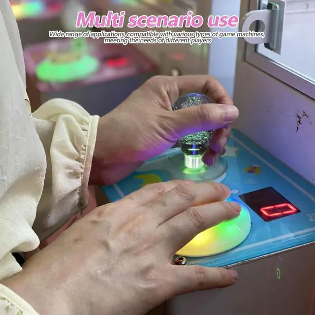 Alt view image 3 of 3 - 10Pcs Clear Joystick Sleeve Kit Plastic Replacement Cover for Gaming Console Claw Machine Stick Gaming Machine Maintenance