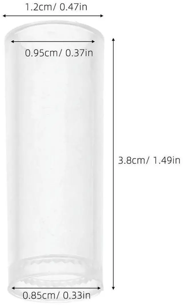 Alt view image 2 of 3 - 10Pcs Clear Joystick Sleeve Kit Plastic Replacement Cover for Gaming Console Claw Machine Stick Gaming Machine Maintenance
