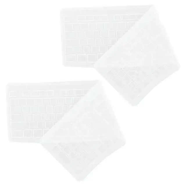 Alt view image 4 of 6 - 2Pcs Silicone Keyboard Film Waterproof Protective Cover for Mk270 Dust Crumb Splash Resistant Soft Tough Material Rolle