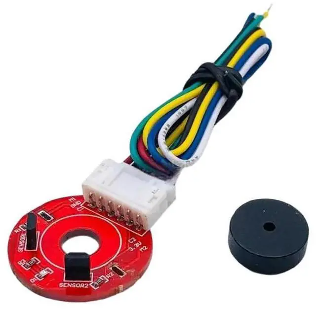 Alt view image 6 of 6 - for 370 Motor 3.3-5V Hall Magnetic Encoder Speed Measurement Code Disk Speed Measurement Direction Sensor Module